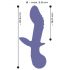 AWAQ.U 2 - Vibratore G-spot ricaricabile a doppio motore (viola)