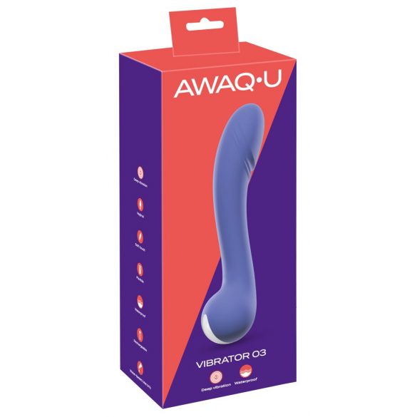 Vibratore Ricaricabile per Punto G AWAQ.U 3 (viola) 