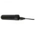 Set di Plug Anali "Black Velvet" con Mini Vibratore Ricaricabile - 3 Pezzi (Nero) 