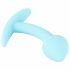 Plug Anale in Silicone "Cuties Mini" - Color Blu (2,6cm) per Principianti 