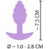 Mini Tappo Anal Cuties in Silicone - Viola (2,8 cm) 