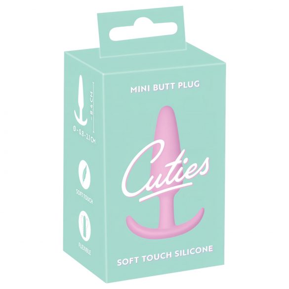 Cuties Mini Butt Plug - plug anale in silicone - rosa (2,1 cm)