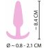 Mini Tappo Anale in Silicone Cutie - rosa (2,1cm) 