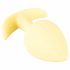 Mini Tappo Anale in Silicone Cuties - Giallo (3,1cm) 