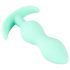 Cuties Mini Butt Plug - plug anale in silicone - menta (2,3cm)