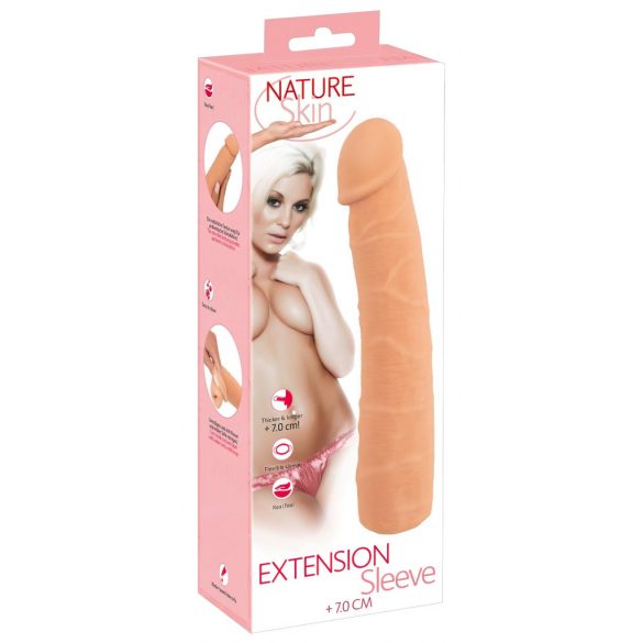 Nature Skin Copricapo Pene Allungante e Ingrossante (24cm) 