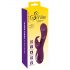 Vibratore ricaricabile SMILE con 3 motori e stimolatore clitorideo (viola) 