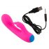 You2Toys Bunt. - Vibratore waterproof con stimolatore del clitoride, ricaricabile (rosa)