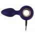 Vibratore anale ricaricabile SMILE con anello (viola) 