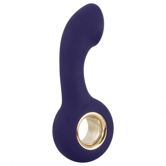 Vibratore Ricaricabile per Punto G e P con Anello di Controllo (Viola) 