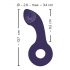 SMILE - Vibratore ricaricabile per punto G e P (viola)