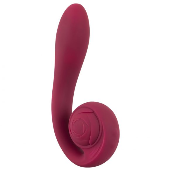 Vibratore per Punto G Impermeabile Ricaricabile "Rosa Fiorita" di You2Toys (Rosso) 