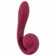 Vibratore per Punto G Impermeabile Ricaricabile "Rosa Fiorita" di You2Toys (Rosso) 