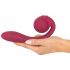 Vibratore per Punto G Impermeabile Ricaricabile "Rosa Fiorita" di You2Toys (Rosso) 