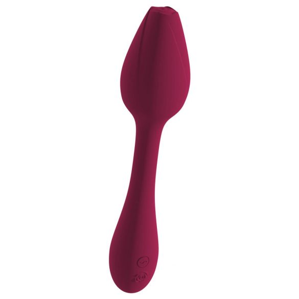 Vibratore per il Punto G a Forma di Gemma di Rosa Flessibile di You2Toys (rosso) 