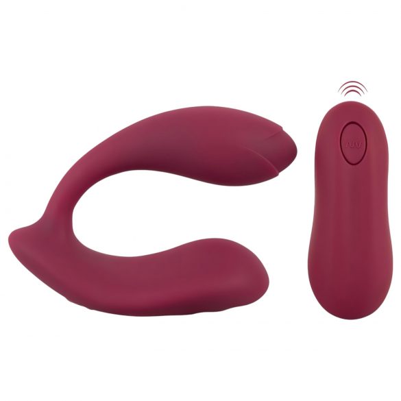 You2Toys Rosenrot - vibratore indossabile con telecomando, ricaricabile (rosso)