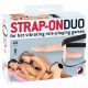 Doppio Vibratore Strap-on Regolabile - Color Carne 