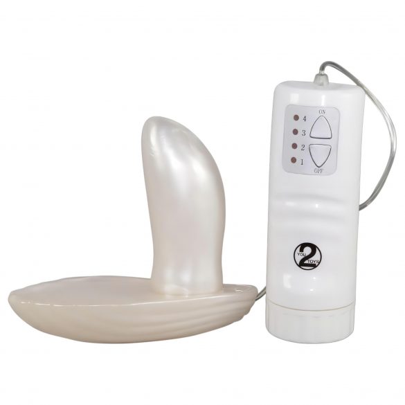 Conchiglia Vibrante Perlata con Penis - You2Toys 