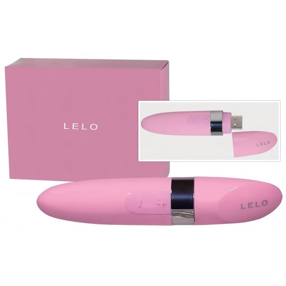 LELO Mia 2 - vibratore a forma di rossetto da viaggio (rosa scuro)