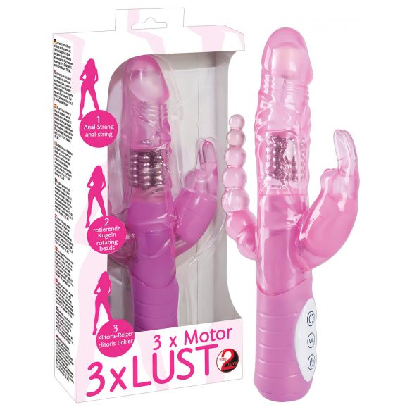 Vibratore You2Toys Effetto Triplo - Rosa 