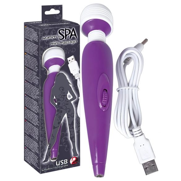 You2Toys - Bastone SPA - vibratore massaggiante ricaricabile (viola)