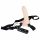 Vibratore Hollow Strap-On Naturale Easy Rider 