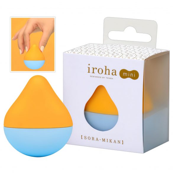 Mini Vibratore TENGA Iroha per Clitoride - Color Arancione e Blu 