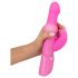 SMILE Pearly Rabbit - vibratore con sfere a perle (rosa)