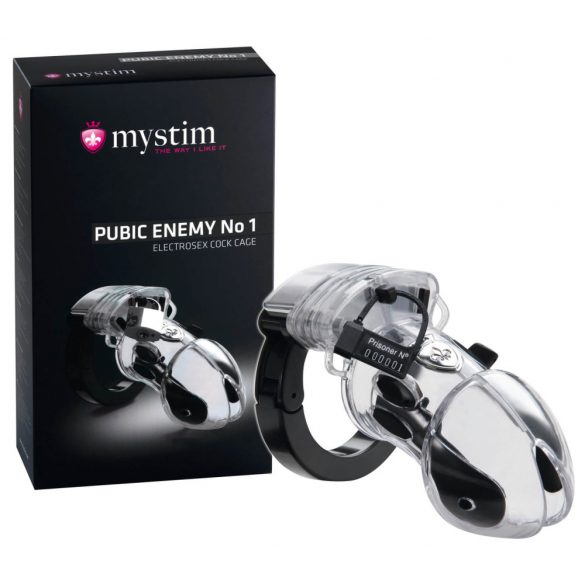 Gabbia per pene elettrostimolante "mystim Pubic Enemy No 1" 