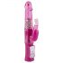 Vibratore Sugar Babe con Perle e Stimolatore Clitorideo Coniglio (Lampone) - You2Toys 