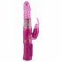 Vibratore Sugar Babe con Perle e Stimolatore Clitorideo Coniglio (Lampone) - You2Toys 