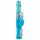 Vibratore con Perle e Stimolatore Clitorideo Coniglietto "Sugar Babe" - You2Toys (blu) 