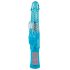 Vibratore con Perle e Stimolatore Clitorideo Coniglietto "Sugar Babe" - You2Toys (blu) 