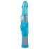 Vibratore con Perle e Stimolatore Clitorideo Coniglietto "Sugar Babe" - You2Toys (blu) 