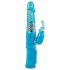 Vibratore con Perle e Stimolatore Clitorideo Coniglietto "Sugar Babe" - You2Toys (blu) 