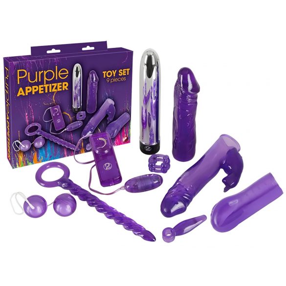 Set Giochi Piccanti You2Toys - "Appetito Viola" con Vibratori (9 pezzi) 