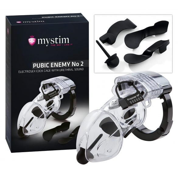 Gabbia per pene elettro-stimolante Mystim Pubic Enemy No 2 