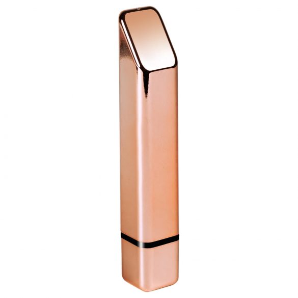 Vibratore Lipstick in Oro Rosa 