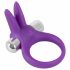 Anello Vibrante per Pene "SMILE Rabbit" con Stimolatore Clitorideo - Silicone Lilla 