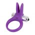 Anello Vibrante per Pene "SMILE Rabbit" con Stimolatore Clitorideo - Silicone Lilla 