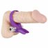 Anello Vibrante per Pene "SMILE Rabbit" con Stimolatore Clitorideo - Silicone Lilla 