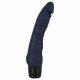 Vibratore Penis-Forma Lotus con Punte Affusolate e Venus in Silicone (Grigio) 