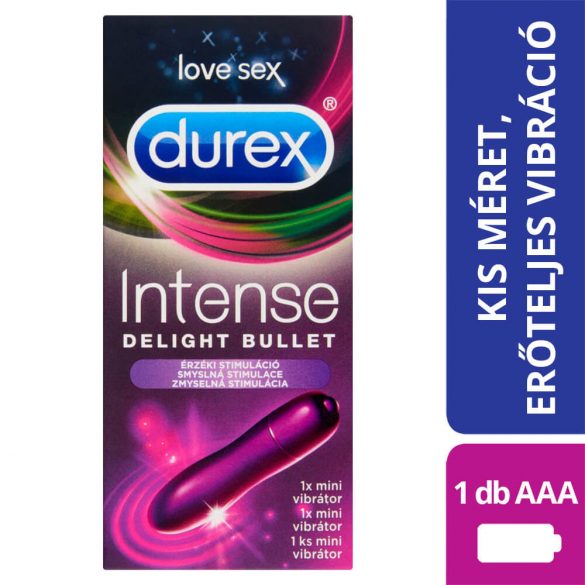 Durex Delight Mini Vibratore a Forma di Rossetto - Viola 