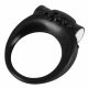 Anello fallico vibrante "SMILE Stayer" per il sostegno dell'erezione con stimolatore clitorideo (nero) 