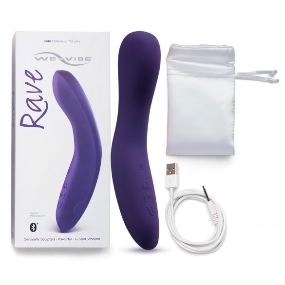 We-Vibe Rave - Vibratore intelligente a batteria ricaricabile per il punto G (viola)