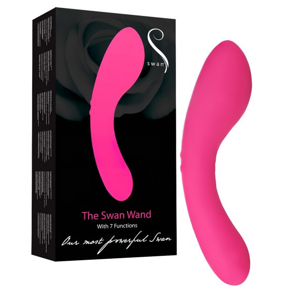 Il Massaggiatore Vibrante Swan Wand Ricaricabile (rosa) 