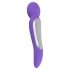 Vibratore Massaggiante con Doppi Motori Ricaricabile SMILE - Viola 