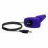 b-Vibe Trio - Vibratore anale con 3 motori (viola) 