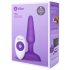 b-Vibe Trio - Vibratore anale con 3 motori (viola) 