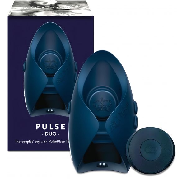 Pulse III Duo - Masturbatore e Vibratore di Coppia Ricaricabile (Grigio-Blu) 